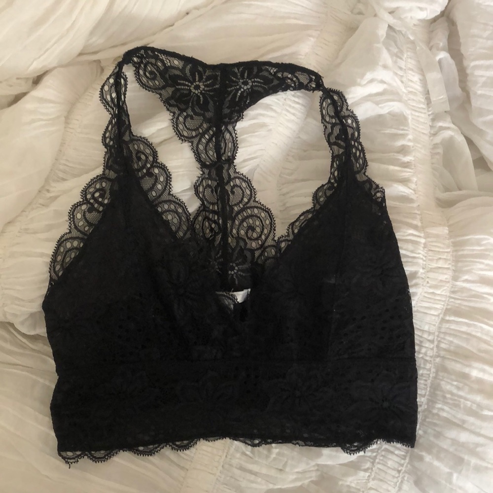 Out From Under Lace Bralette (sz large!)